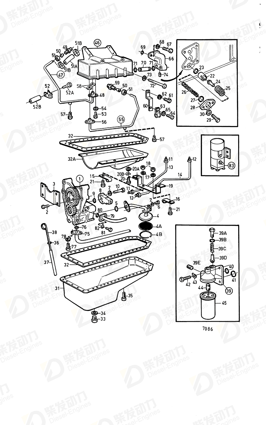 volvo penta Bracket 466804 Drawing volvo penta Bracket 466804 Drawing